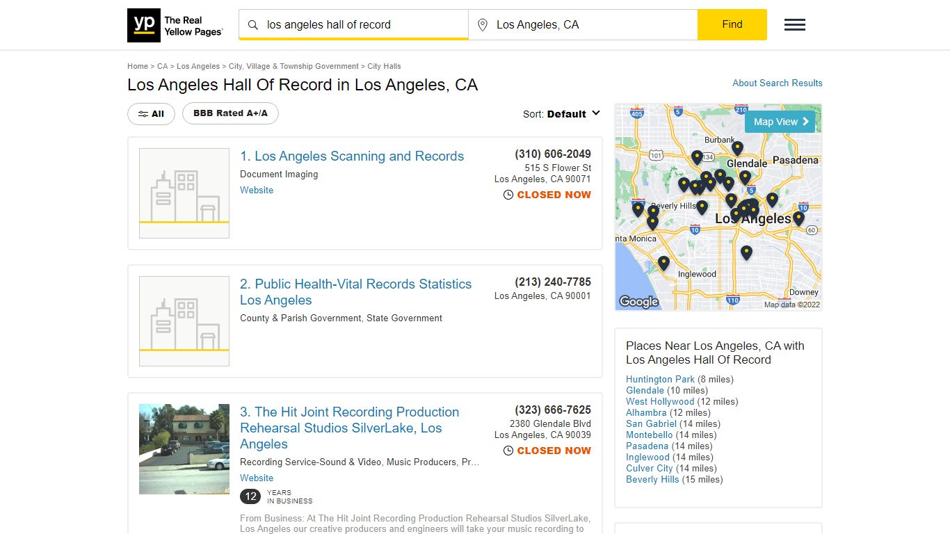 Los Angeles Hall Of Record in Los Angeles, CA - yellowpages.com